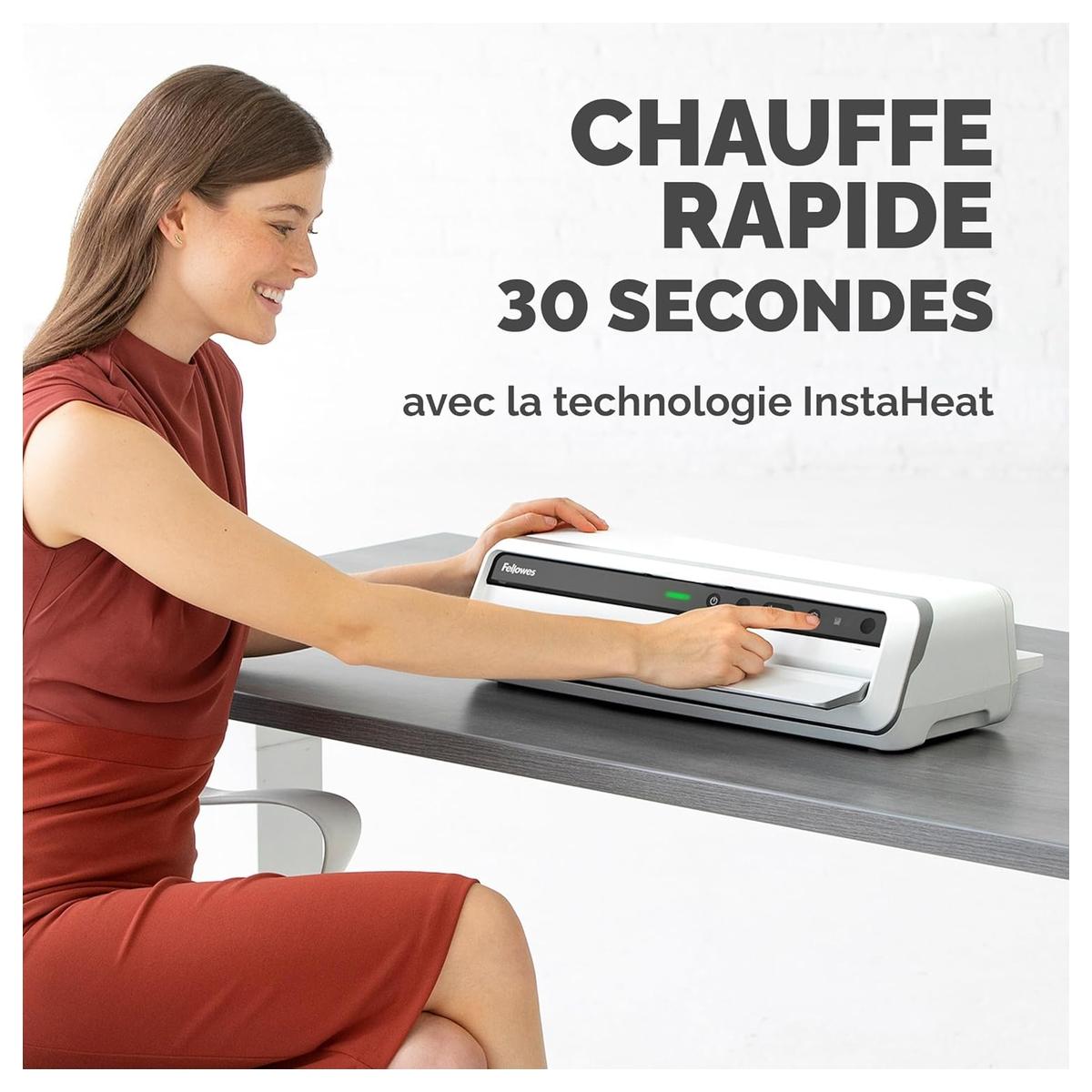 Plastifieuse à pochettes VENUS A3 FELLOWES — Chauffe rapide 30 secondes